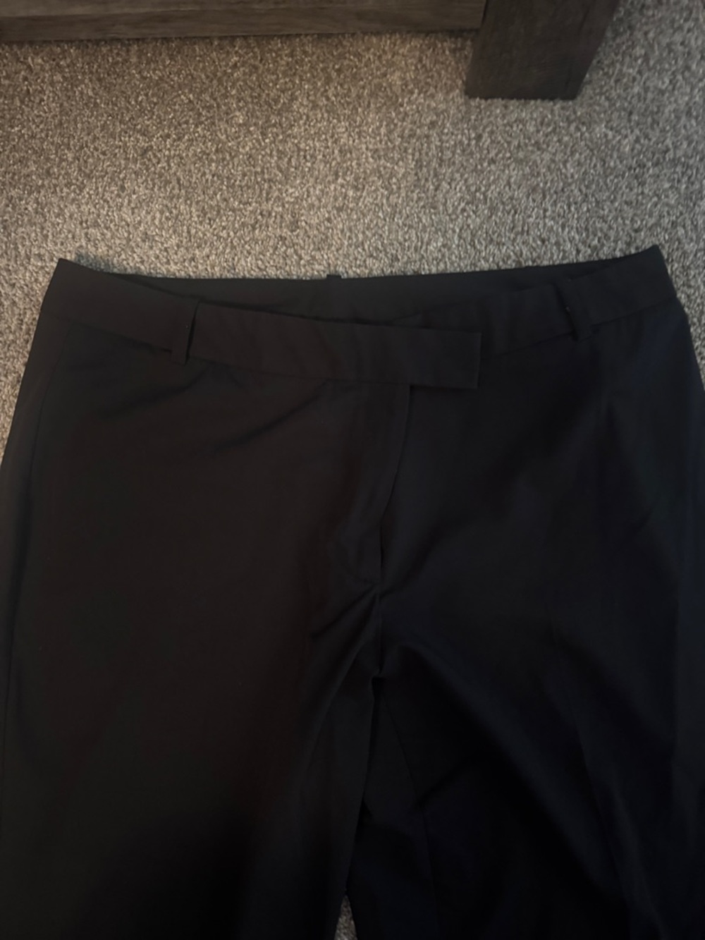 Worthington Black Women's Straight Leg Trousers - Picture 2 of 4